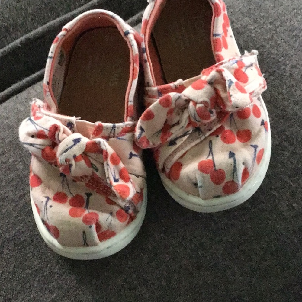 Toms shoes with cherries